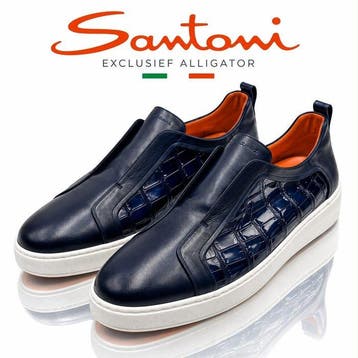 Santoni - Sneakers - Maat: EU 45 - Nieuw met tags, Nieuw