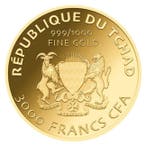 Tsjaad. 3000 Francs 1/1000 oz 999 Fine Gold 3000 CFA Francs