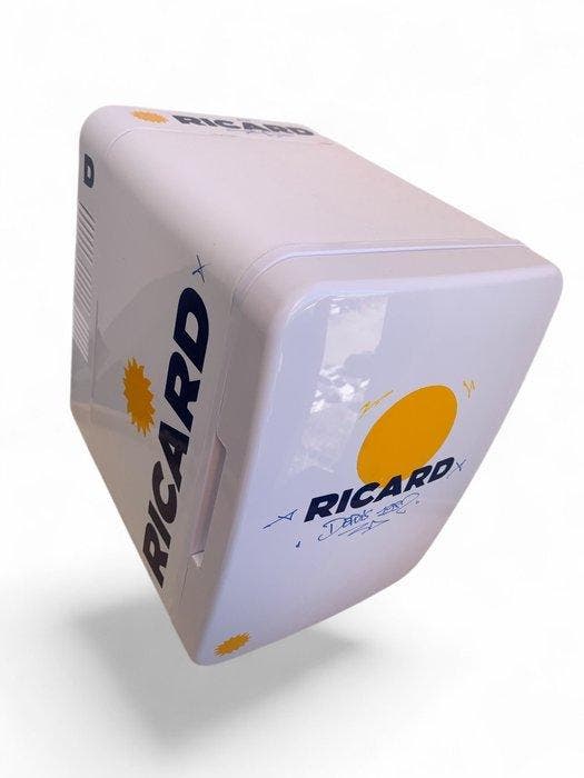 Réfrigérateur - PVC - Mini ricard custom blanc, Antiek en Kunst, Antiek | Wandborden en Tegels
