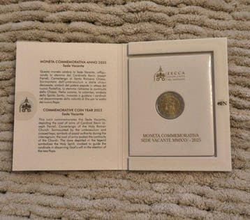 Vaticaan. 2 Euro 2025 Sede Vacante (Zonder minimumprijs)