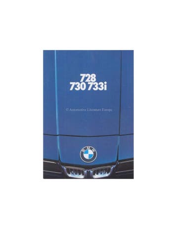 1978 BMW 7 SERIE BROCHURE DUITS, Ophalen of Verzenden, Nieuw