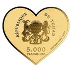 Tchad. 5000 Francs 1/200 oz 999 Fine Gold 5000 CFA Francs