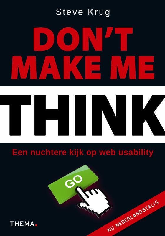 Dont make me think! 9789058714398 Steve Krug, Livres, Économie, Management & Marketing, Envoi