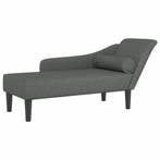 Chaise longue stof donkergrijs | OP = OP | Stijlvol en be..., Huis en Inrichting, Zetels | Zetels, Verzenden, Nieuw