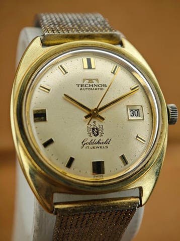 Technos - Goldshield Automatic 17 Jewels – Tropical Dial –