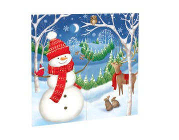 Kerst Wanddecoratie Sneeuwpop 1,65m, Verzenden, Nieuw