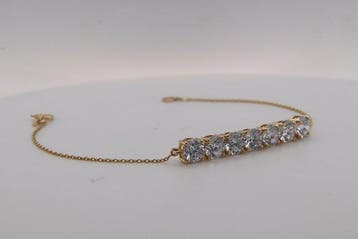 Zonder minimumprijs - Armband - 14 karaat Geel goud -