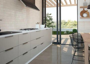 Wandtegel Equipe Cerámica Alchimia Beige Glans 7,5x30, Nieuw, 20 tot 40 cm, 10 m² of meer, Wandtegels