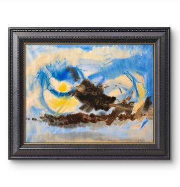 René Mels (1909-1977) - Grande composition abstraite, Antiek en Kunst