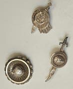 3 zilveren broches. Marokko. - Broche - Eerste mita van de