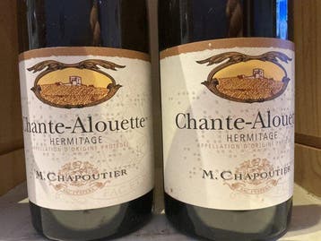 2018 M. Chapoutier, Chante-Alouette - Hermitage - 2 Flessen, Nieuw