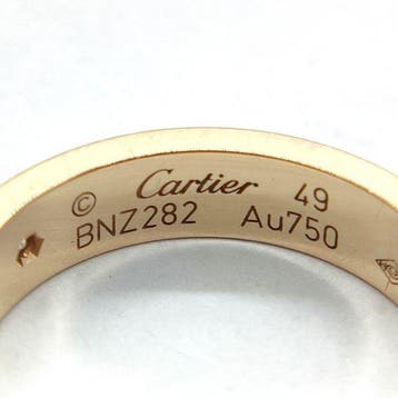 Cartier - Ring - 18 karaat Geel goud - mini-liefde, Handtassen en Accessoires, Ringen, Nieuw