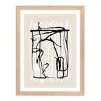 Vintlux Fotolijst Nordby Raised - Essen Ongelakt 50x70 cm, Maison & Meubles, Accessoires pour la Maison | Cadres, Verzenden