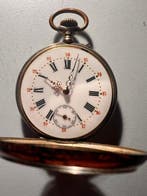 Swiss pocket watch - Swiss Silver Pocket Watch 24 Hours,, Nieuw