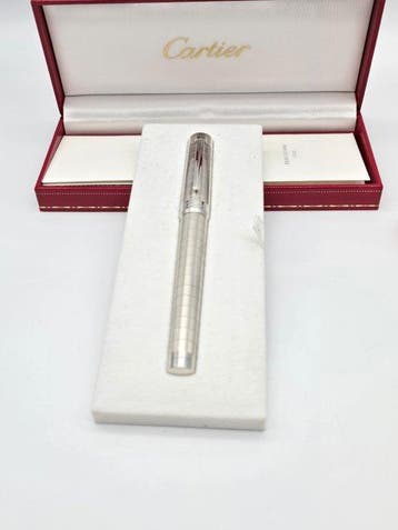 Cartier - pluma estilografica cartier pasha platinum -