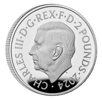 Verenigd Koninkrijk. 2 Pounds 2024 Argento Colorato Proof