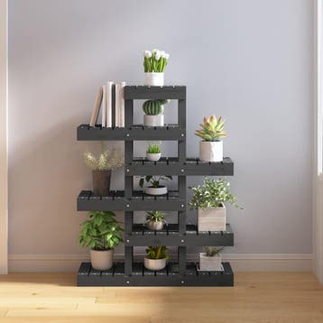 vidaXL Plantenstandaard 85x25x109,5 cm massief grenenhout, Verzenden