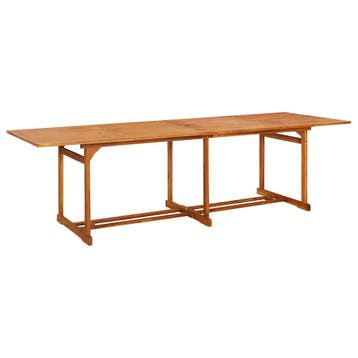 vidaXL Tuintafel 280x90x75 cm massief acaciahout, Verzenden, Nieuw