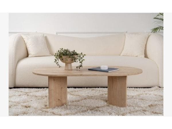 Veiling - Hoppa Salontafel Saffier Eiken - Retourartikel, Huis en Inrichting, Tafels | Salontafels