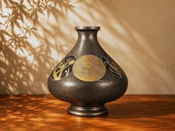 Vaas - Koper - Japan - Vintage bronzen vaas (Zonder