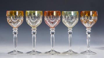 Anna Hutte - Wijnglas (5) - Duitsland • set roemer