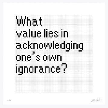Ai Weiwei (1957) - Questions Ai vs AI - What value lies in
