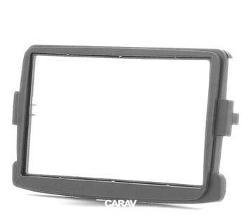 Facade Autoradio 2 Din Noir Pour Renault Dacia Duster Logan, Verzenden, Nieuw