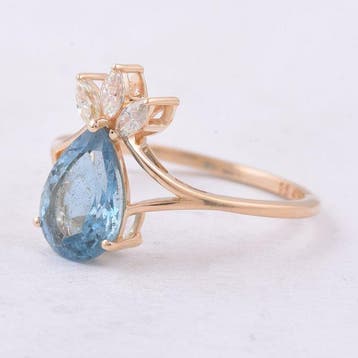 Zonder minimumprijs - Ring - 14 karaat Geel goud - 1.71ct., Nieuw