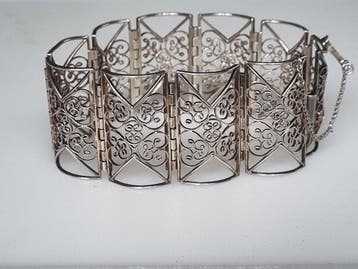 Sans prix de réserve - Bracelet Argent - Rétro