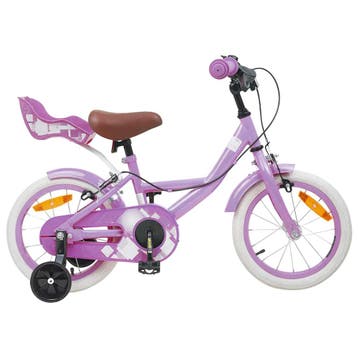 vidaXL Kinderfiets 14 Inch voor 3-5 jaar oud Paars, Fietsen en Brommers, Verzenden, Nieuw