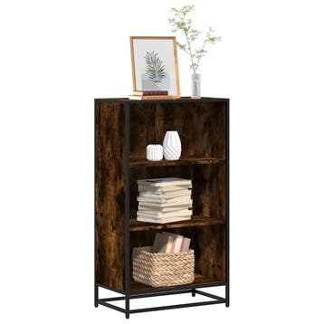 vidaXL Boekenkast 60x35x107,5 cm bewerkt hout gerookt, Verzenden