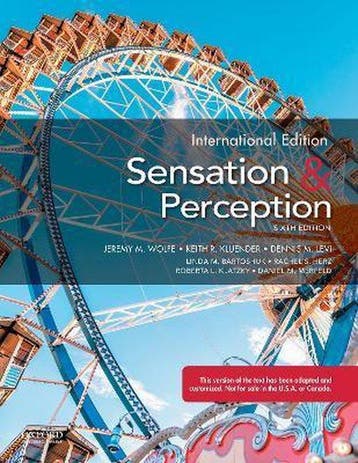 Sensation and Perception 9780197551967 Wolfe, Verzenden, Zo goed als nieuw, Wolfe