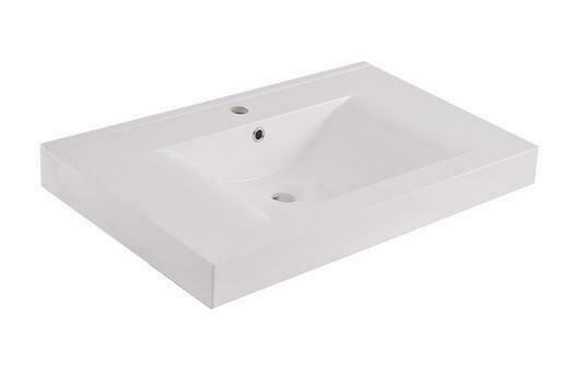 Tigris losse kunstmarmer wastafel  80x46 wit, Maison & Meubles, Salle de bain | Meubles de Salle de bain, Enlèvement ou Envoi