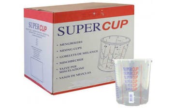 Supercup bedrukte mengbekers 1300 ml OP=OP per 200 stuks SC-, Verzenden