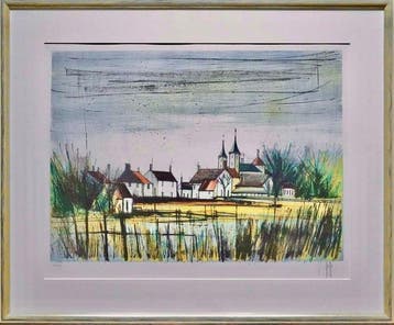 Bernard Buffet (1928-1999) - French Village
