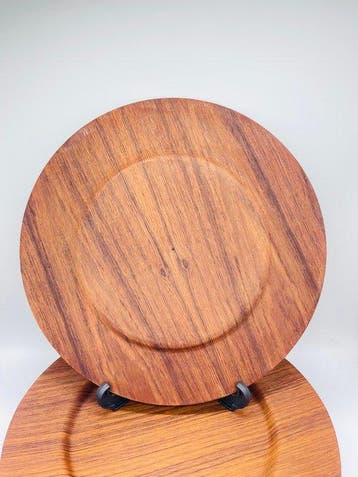 Morsbak - Bord (12) - Hout - teakhouten onderborden