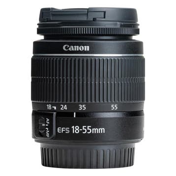 Canon EF-S 18-55mm f/3.5-5.6 III met garantie, Ophalen of Verzenden, Gebruikt