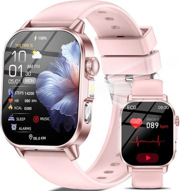 Montre connectee femme rose - Jusqua epuisement des stocks, Verzenden, Android, Marsyu