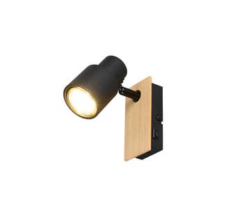 Trio PIERRE plafondspot | GU10 Fitting | mat zwart | 14 x 6, Verzenden, Nieuw