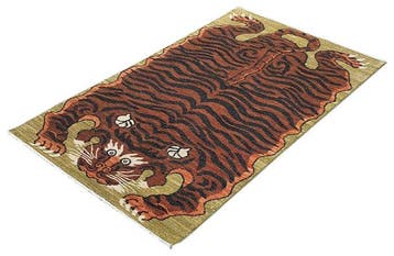 Designer Tapijt - Nieuw - Tiger - Vloerkleed - 179 cm - 111, Nieuw