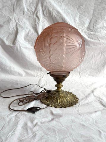 Muller Frères Lunéville - Lamp (2) - Bolparaplu en standaard, Antiek en Kunst