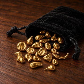24kt goudgranulaten met COA (lees de beschrijving) Goud