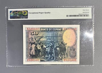 Spanje. - 50 Pesetas 1928 - Pick 75b (Zonder minimumprijs)