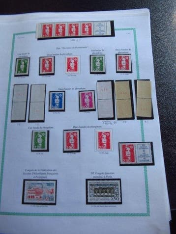 Frankrijk 1989/1992 - Prachtige verzameling postzegels, Gestempeld