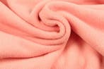 10 meter fleece stof - zalmroze - Anti Pilling Fleece, Verzenden