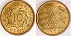 Duitsland 10 Reichspfennig 1929 E J 317 f prfr Messing, Verzenden