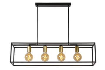 Hanglamp Lucide RUBEN -  - E27 - Zwart -, Verzenden, Nieuw