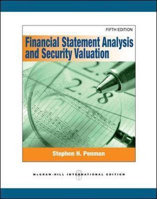 Financial Statement Analysis and Security Valuation, Livres, Langue | Anglais, Envoi