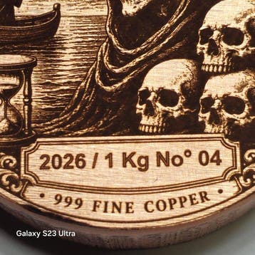 1 kilogram - Koper .999 - Artisancrafts (Zonder