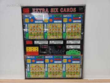 Originele frontplaat van bingo- en spelautomaat..., Nieuw